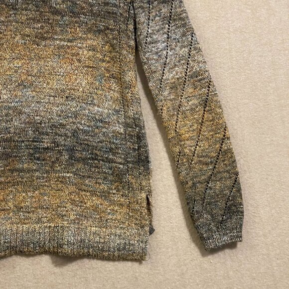 Dressbarn Sweater Women's Small Browns Cardigan Long Sleeve - Picture 11 of 12